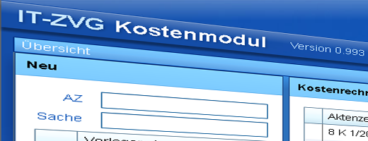 IT-ZVG-Kostenmodul wird pilotiert